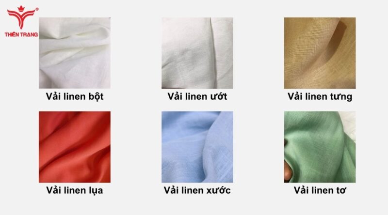 Tổng hợp các loại vải linen được sử dụng nhiều nhất