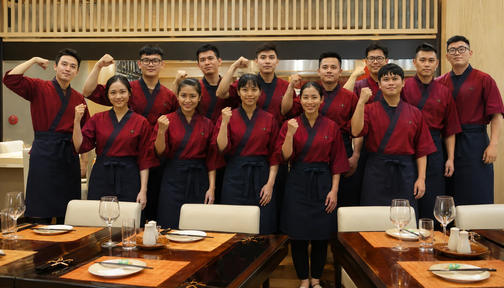 Top 20+ mẫu đồng phục nhân viên nhà hàng cao cấp