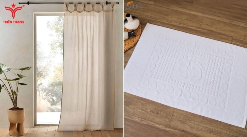 Vải bamboo dùng để may rèm cửa với khả năng chống nắng vượt trội