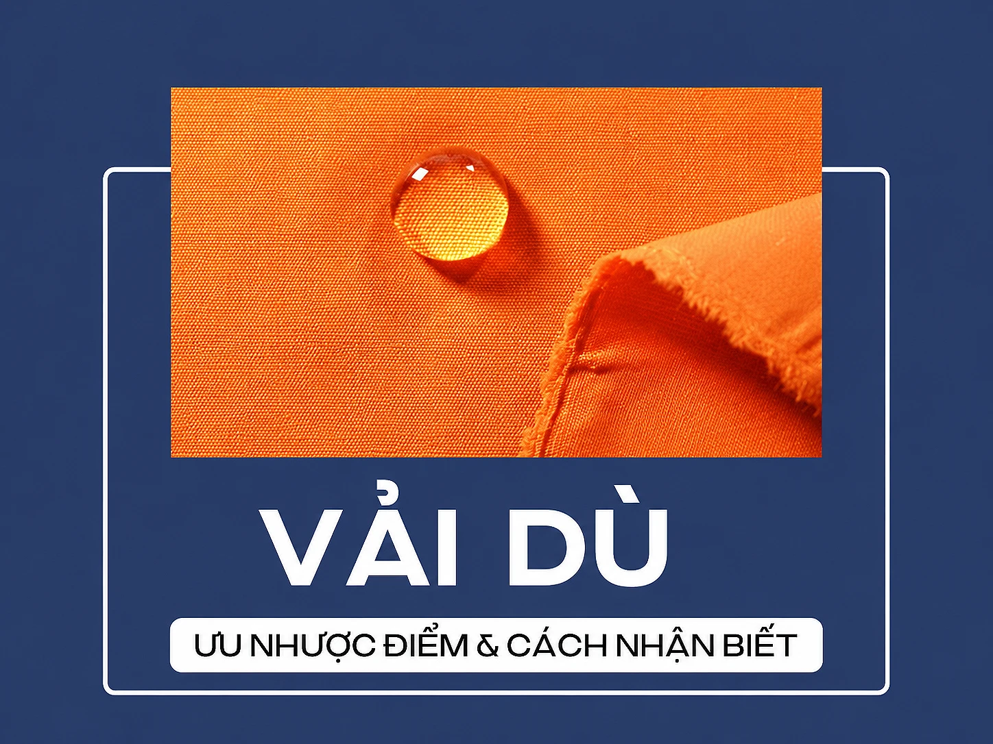 Chất liệu vải dù 1 Chất liệu vải dù