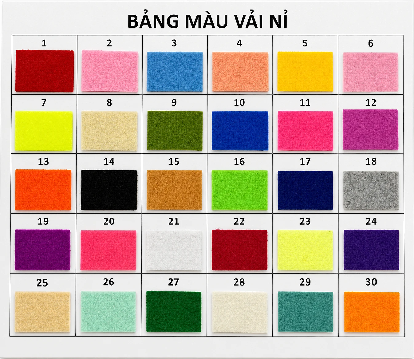 Chất liệu vải nỉ