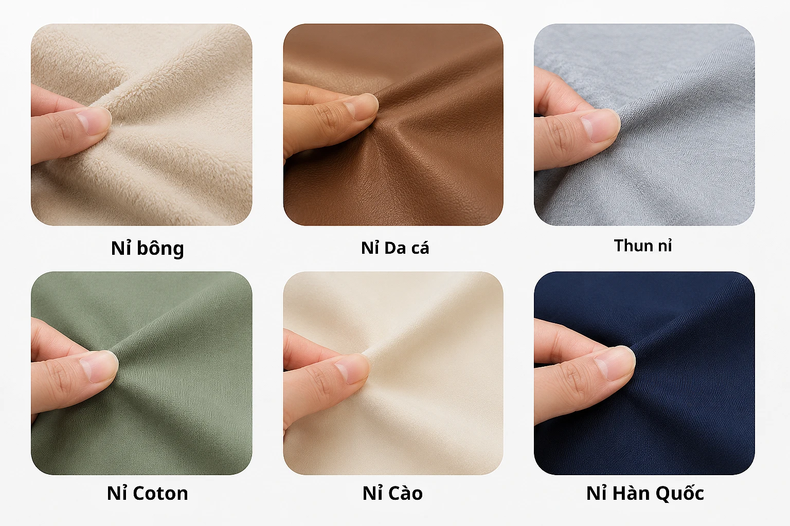 Chất liệu vải nỉ