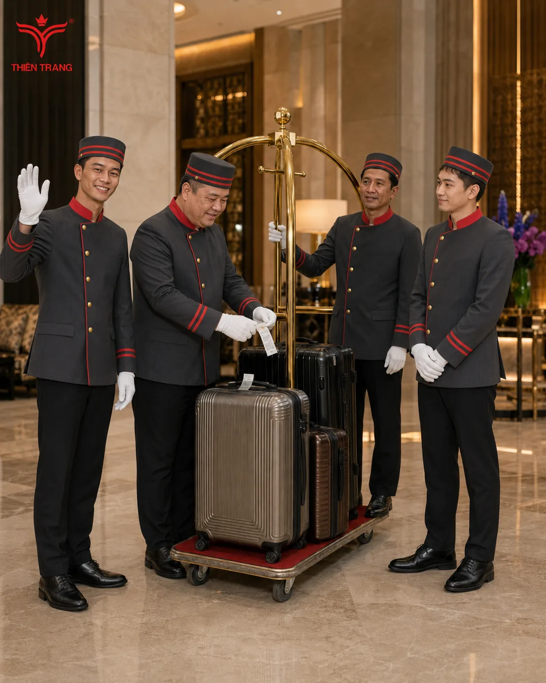 Đồng phục bellman khu nghỉ dưỡng 8 bellman khu nghi duong 3