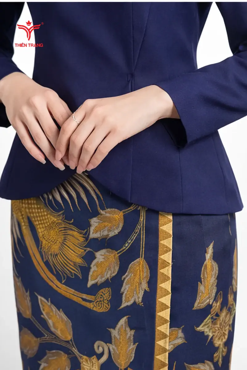 Đồng phục quản lý khách sạn Thái Lan Thiết kế Á Đông cao cấp - Ảnh 5
