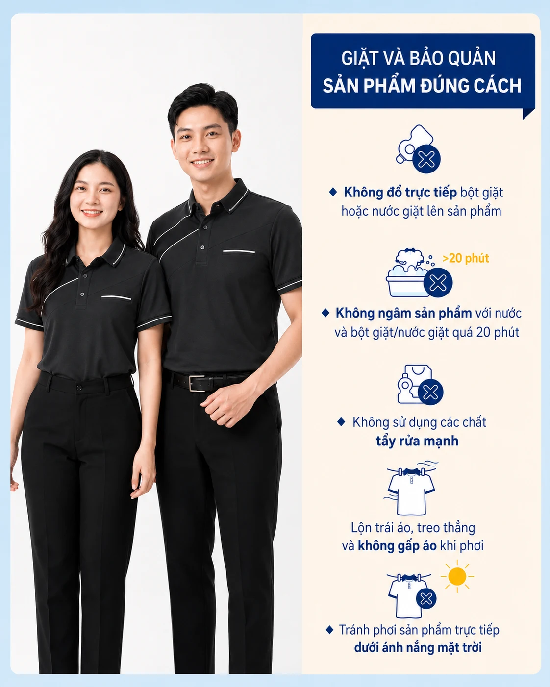 Đồng phục áo thun cổ bẻ cao cấp