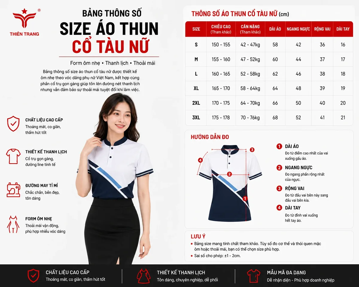 Áo thun đồng phục cổ tàu 14 Áo thun đồng phục cổ tàu