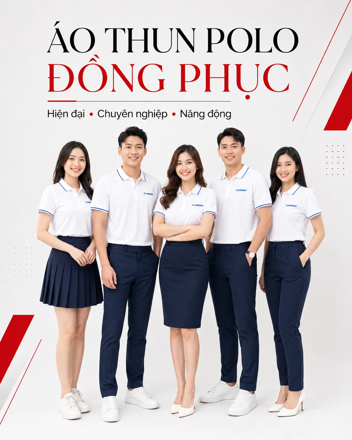 Áo thun polo phối bo kẻ chỉ