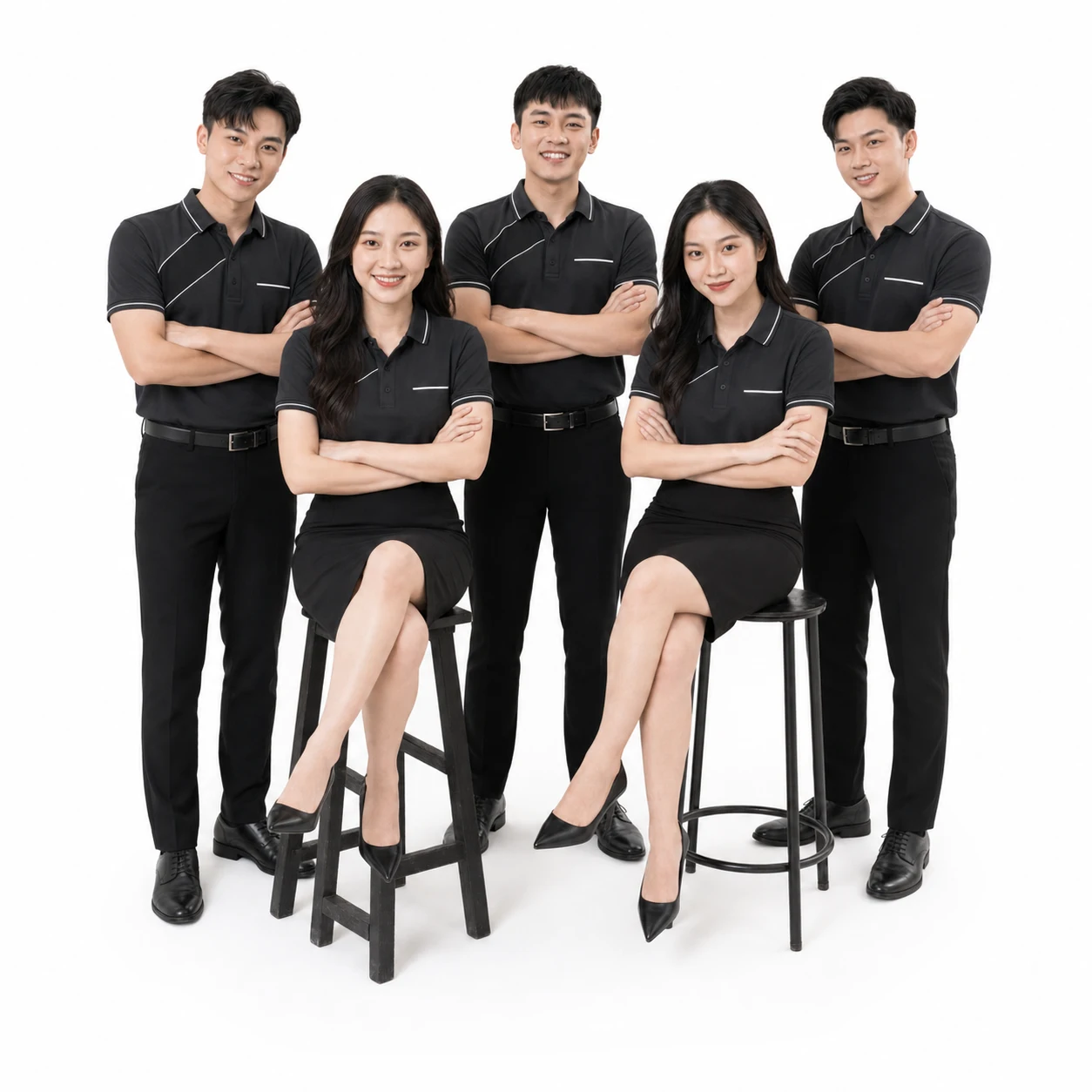 Đồng phục áo thun cổ bẻ cao cấp - Ảnh 4