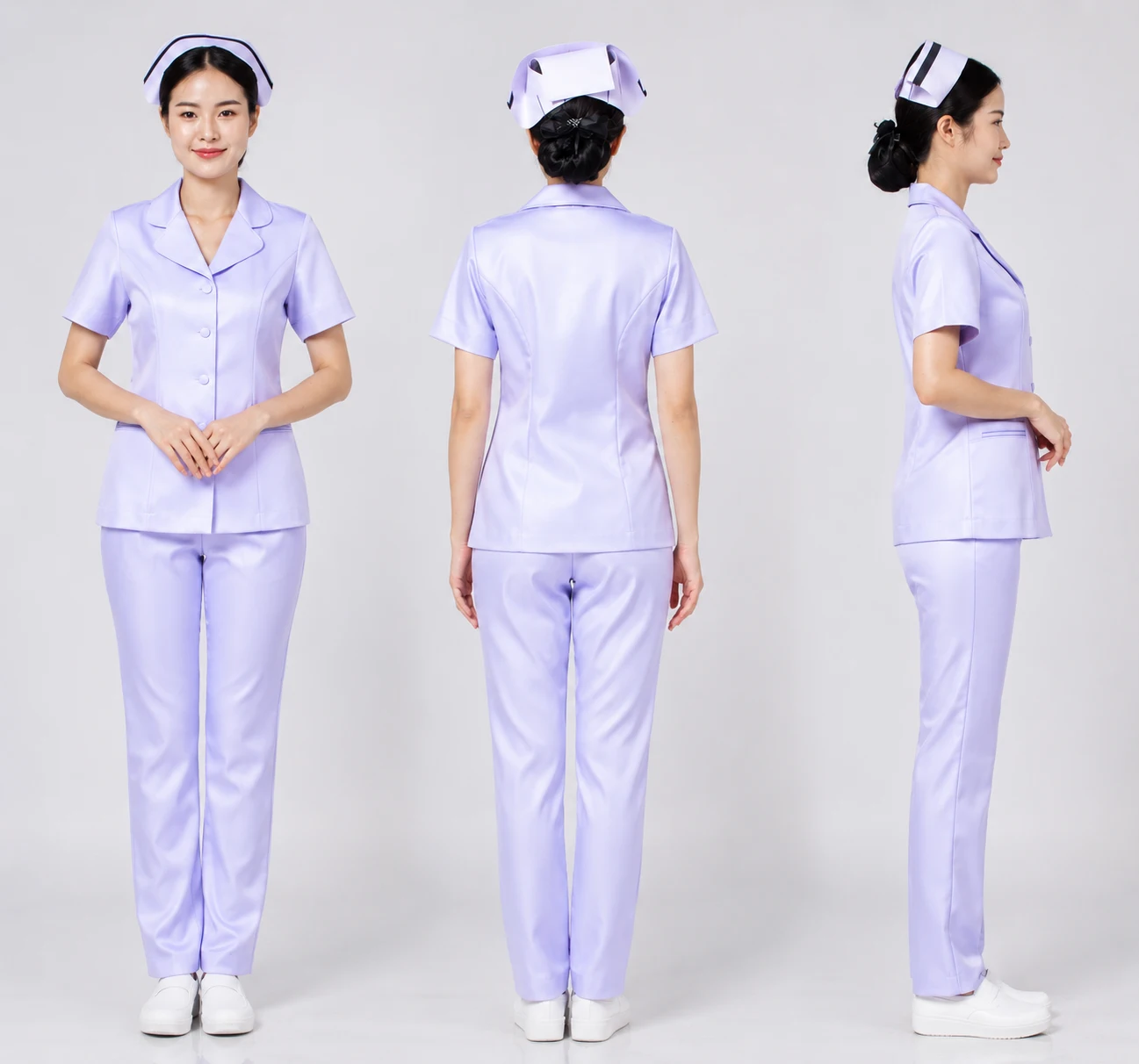 Đồng phục áo blouse chất vải Phi Thun