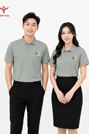 Áo Thun đồng phục cổ bẻ