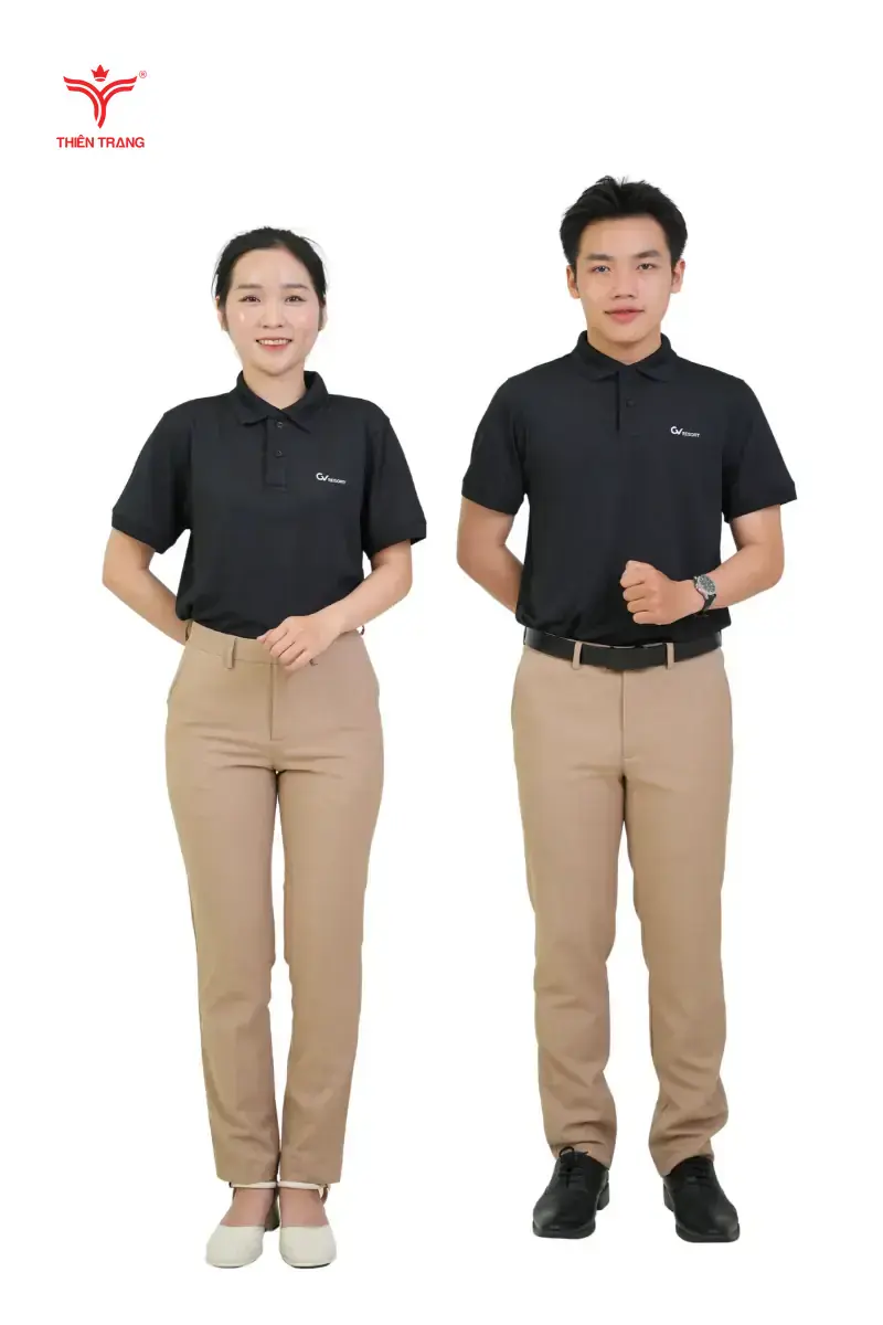 Đồng Phục Polo Đen Phục Vụ Khách Sạn Phoenix Golf & Resort - Ảnh 3