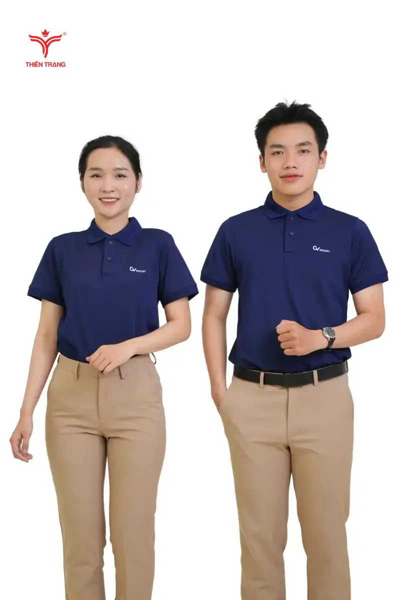 Đồng Phục Polo Xanh Phục Vụ Khách Sạn Phoenix Golf & Resort