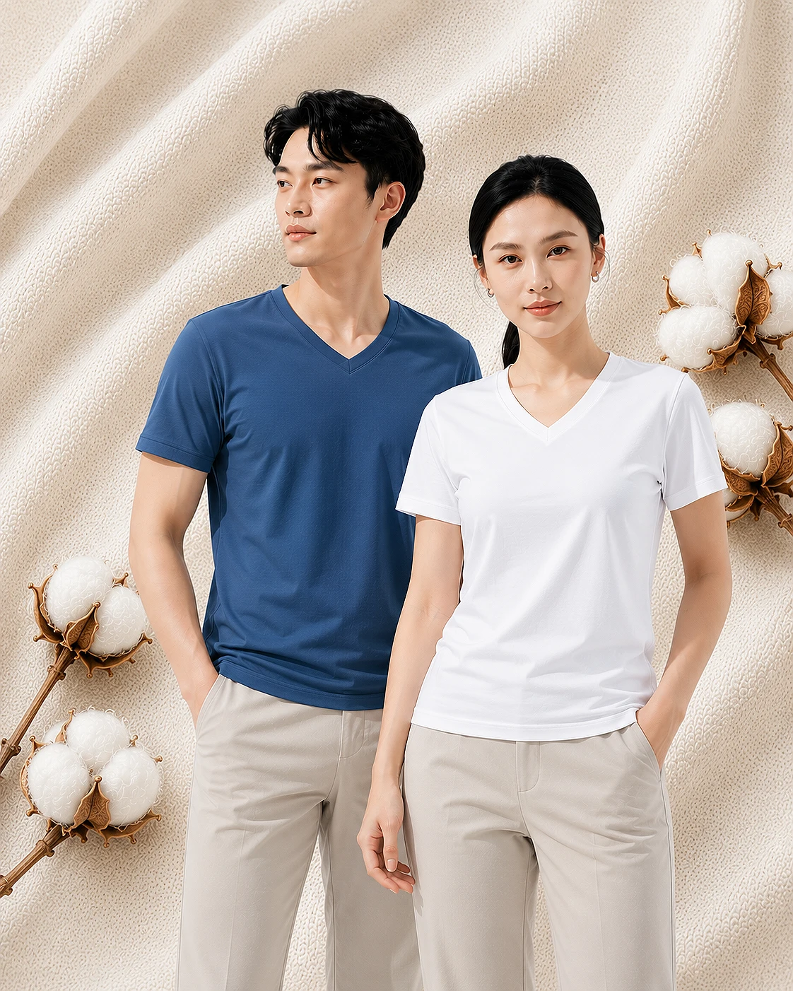 chất liệu vải cotton mịn