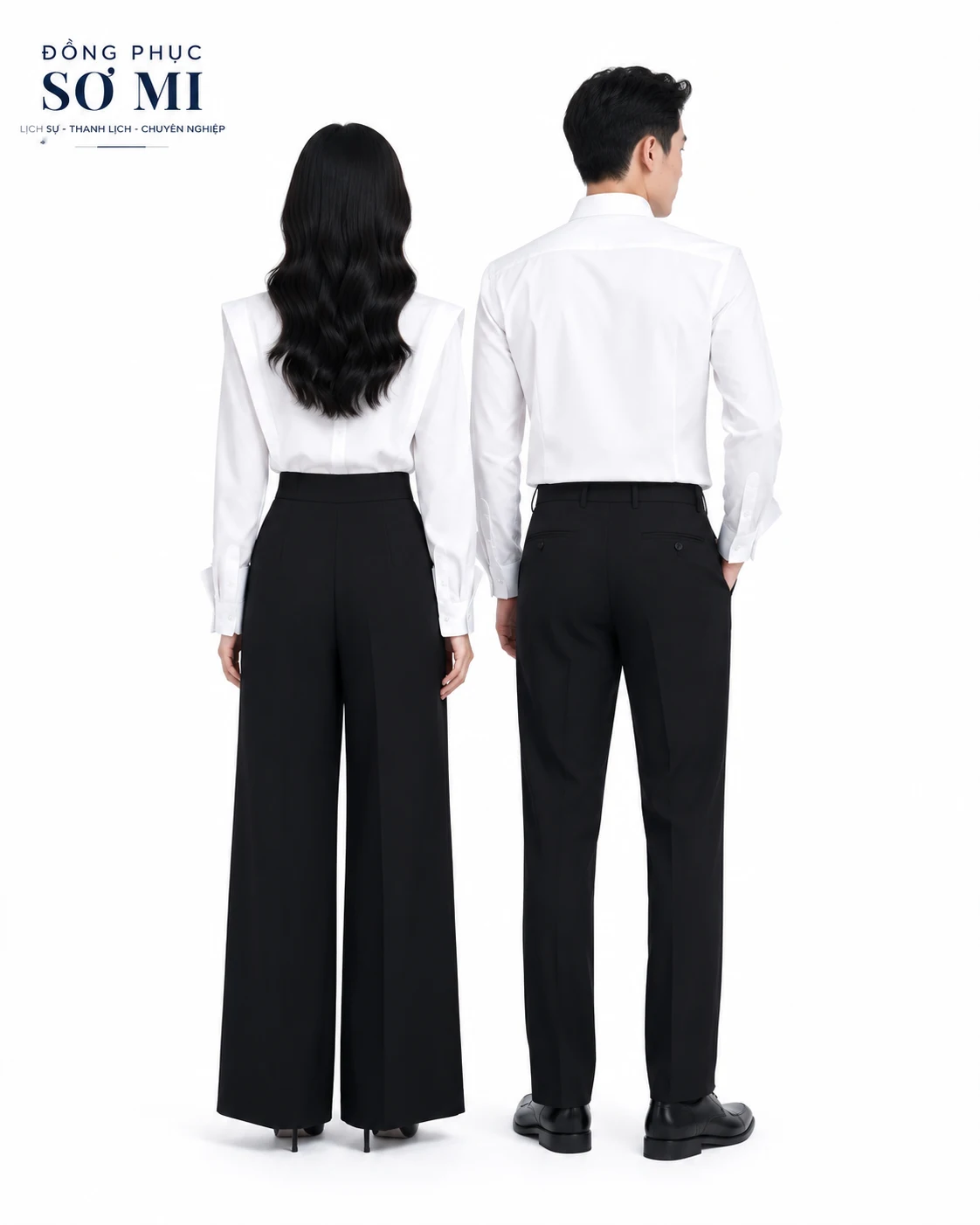 Đồng phục sơ mi cách điệu cao cấp - Ảnh 3