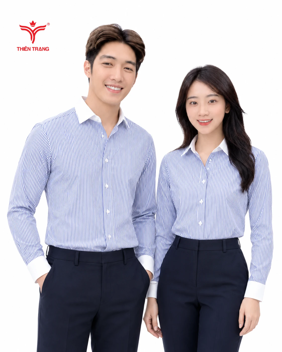 Đồng Phục sơ mi sọc dọc