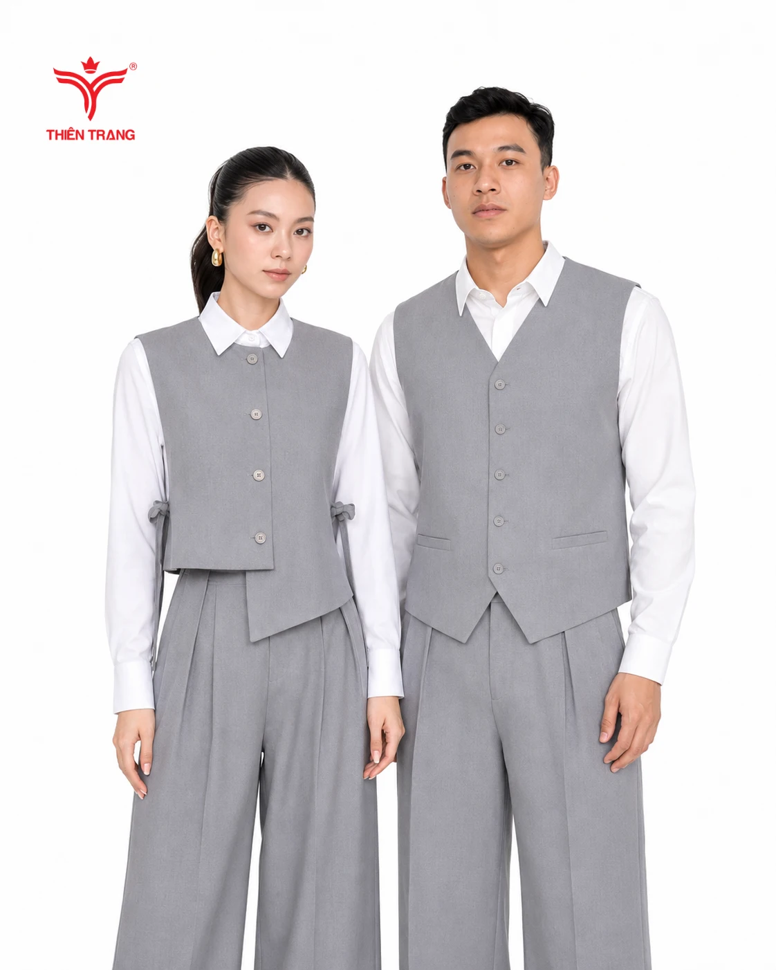 Set Ghile Công sở Cách tân (Minimalist Gilet Set)