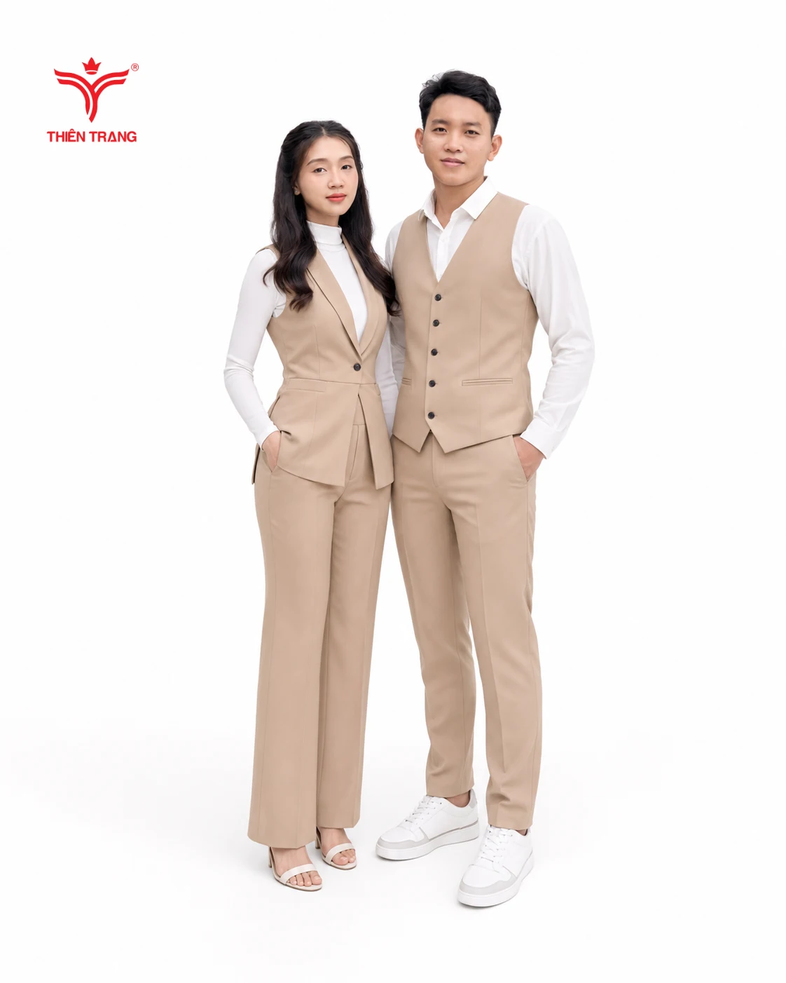 Đồng phục Ghile vest dáng dài, cổ ve lật (Notch Lapel) - Ảnh 2