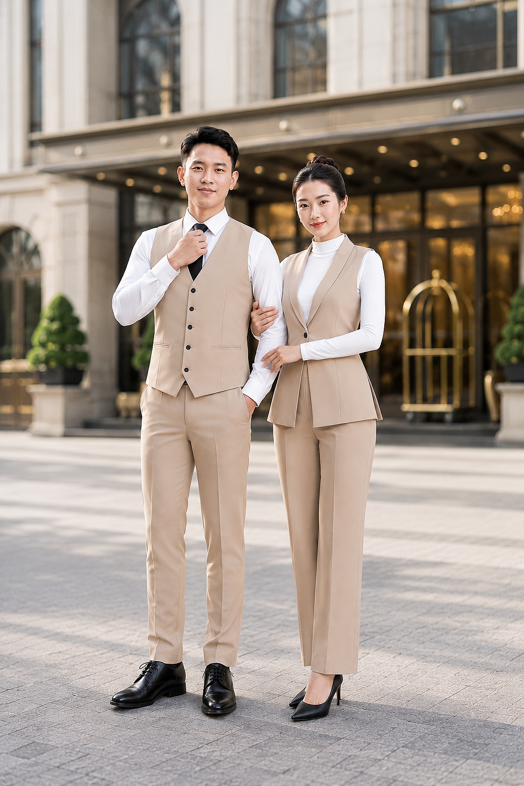 Đồng Phục Thiên Trang – Nhận May Đồng Phục Gile Vest Dáng Dài, Cổ Ve Lật Từ 10 Sản Phẩm