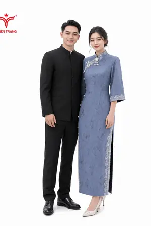 Alternative view of Đồng Phục sườn xám lễ tân nhà hàng trung hoa