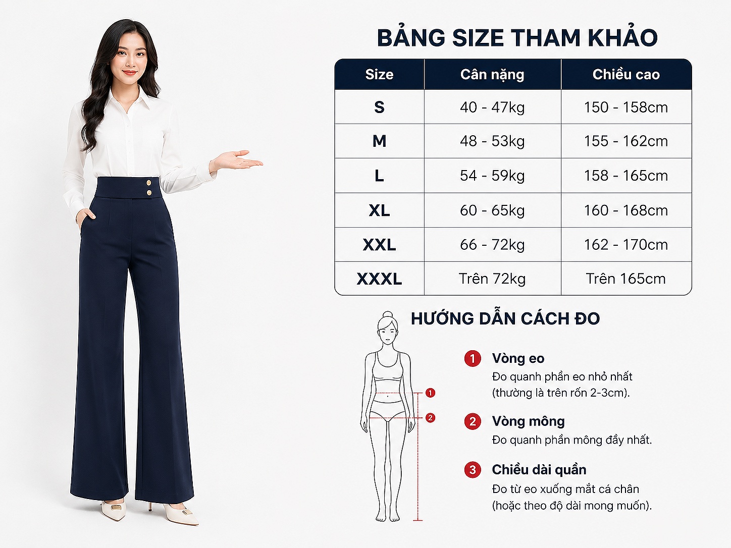 Bảng Size Tham Khảo