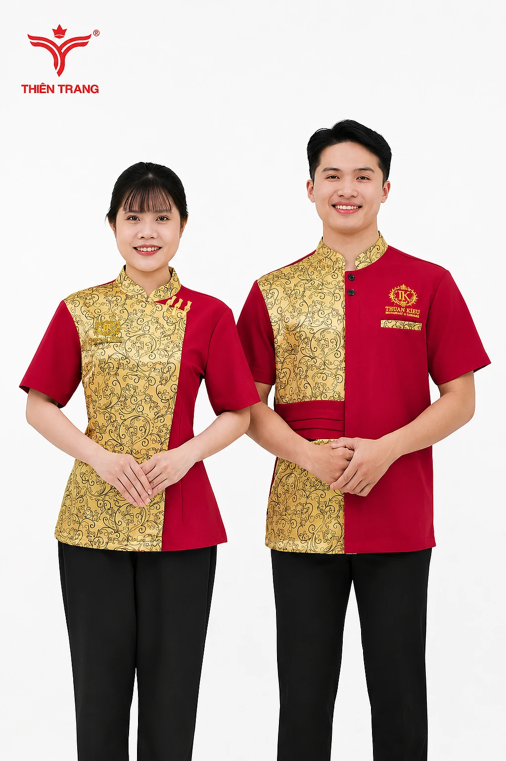 Đồng Phục Phục Vụ Nhà Hàng Thái Thuận kiều
