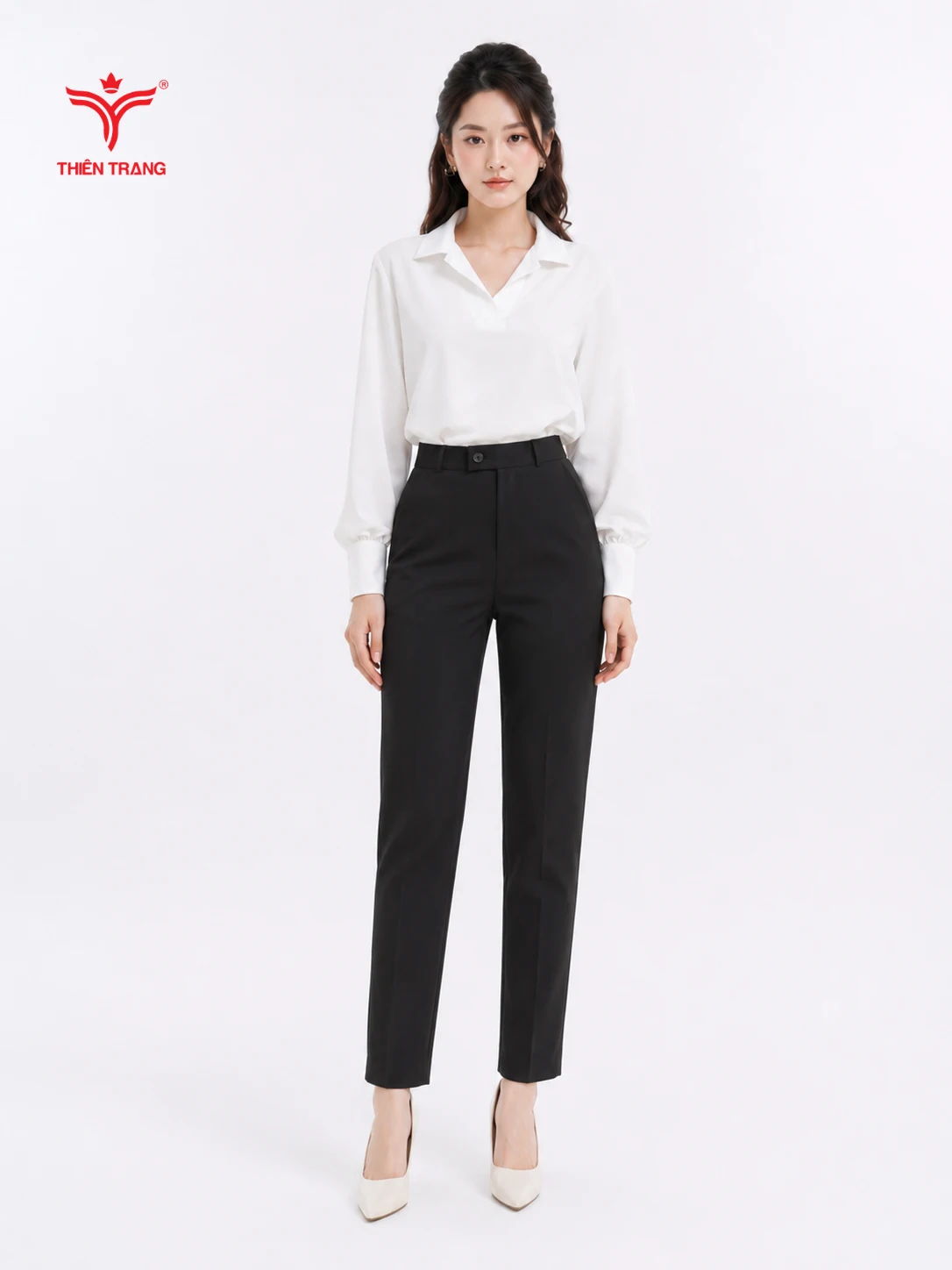 Đồng phục quần tây âu nữ Hàn Quốc - Ảnh 2