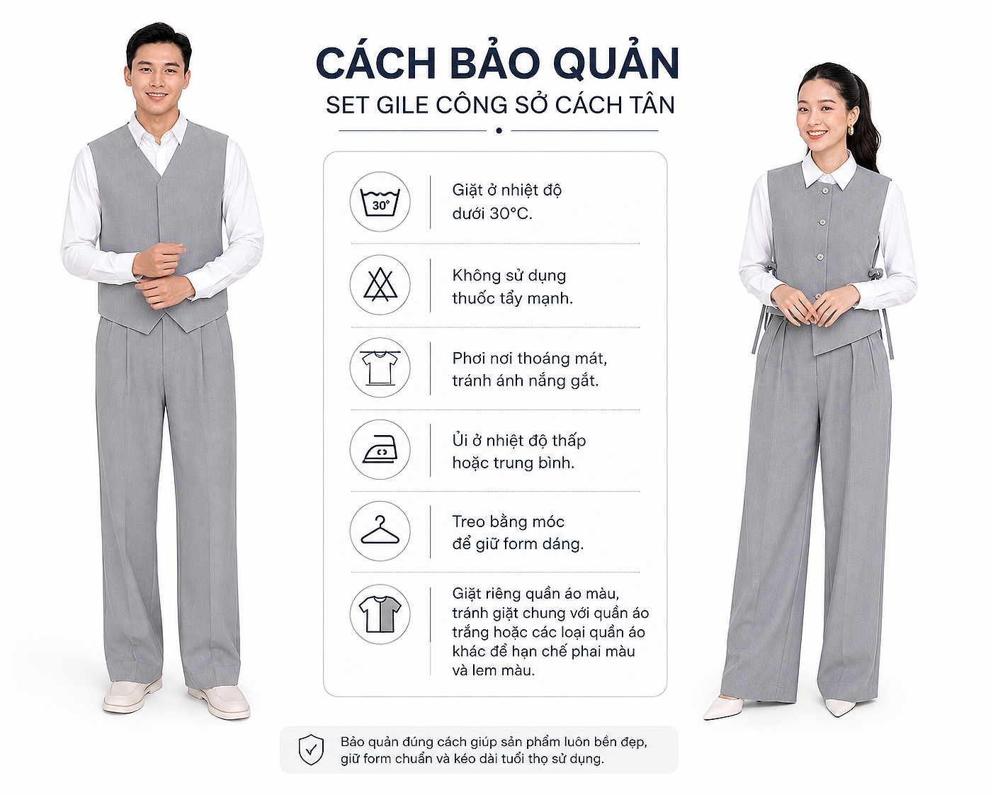 Bí Quyết Giữ Đồng Phục Luôn Như Mới
