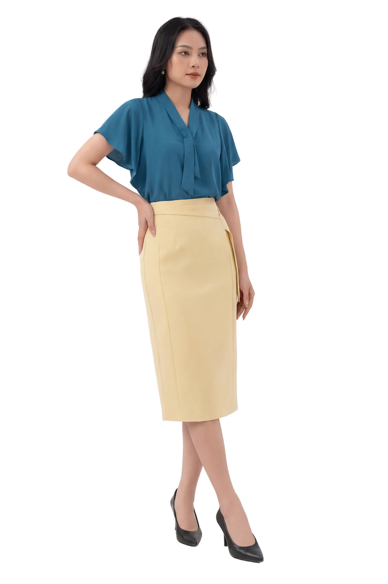 Đồng Phục Doanh Nghiệp Chân Váy 01 - Ảnh 2