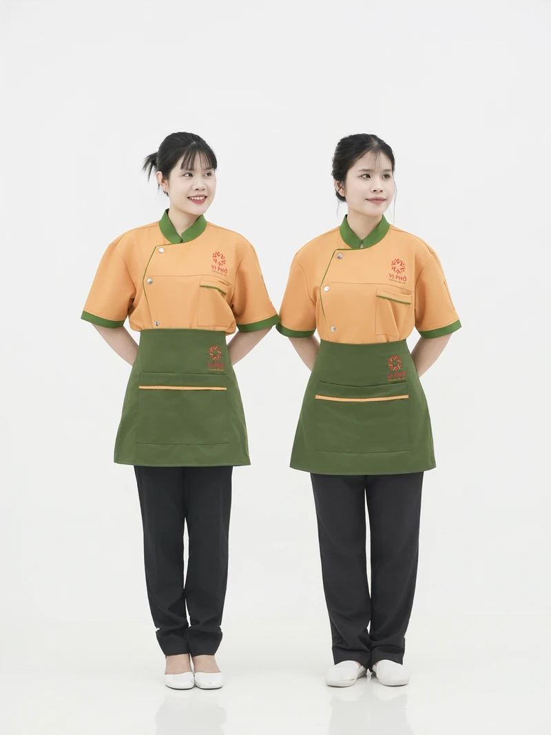 Đồng Phục Đầu Bếp Nhà Hàng 05 - Ảnh 2