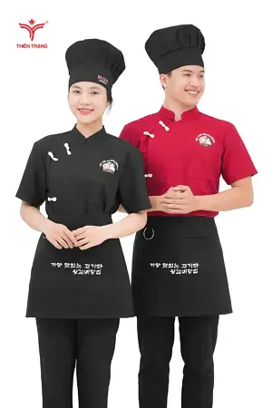 Đồng Phục Lễ Tân Nhà Hàng Hàn 02