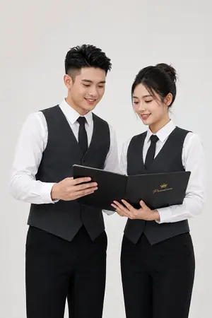 Đồng Phục gile Phục Vụ Nhà Hàng Âu