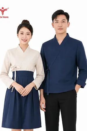 Đồng Phục Phục Vụ Nhà Hàng Hanbok cách tân