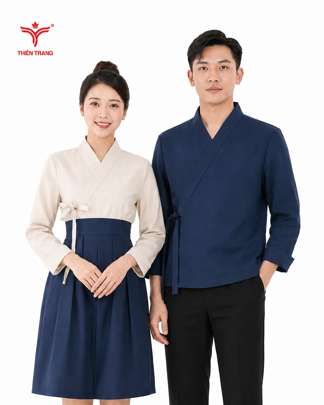 Đồng Phục Phục Vụ Nhà Hàng Hanbok cách tân