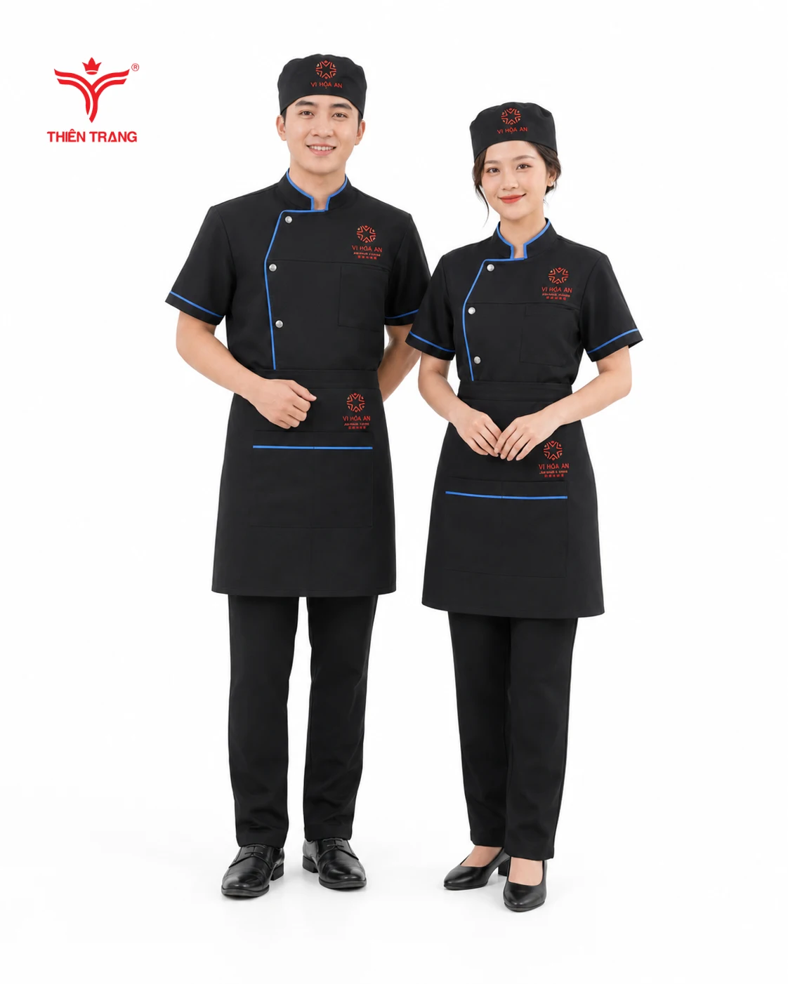 Đồng phục bếp nhà hàng phong cách Nhật Bản - Ảnh 2