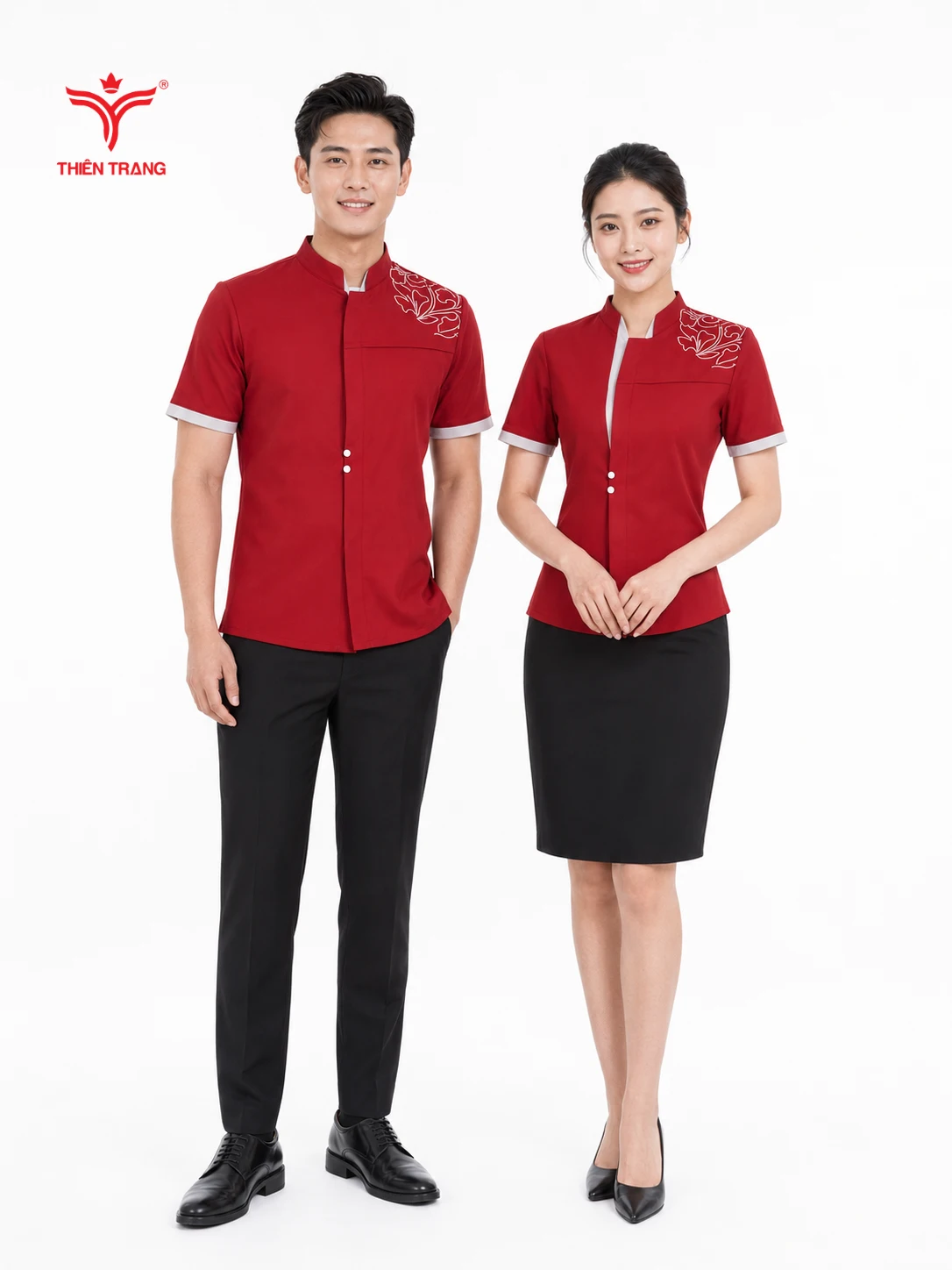 Đồng Phục Phục Vụ Nhà Hàng Phong Cách Trung Hoa Hiện Đại - Ảnh 2