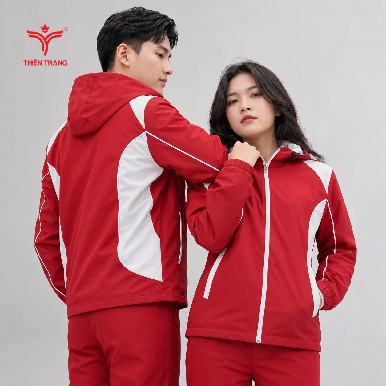 Áo khoác gió đồng phục dáng Bomber - Ảnh 3