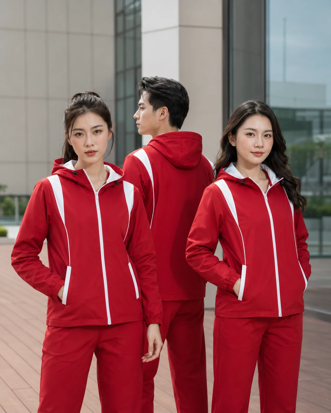 Áo khoác gió đồng phục dáng Bomber - Ảnh 4