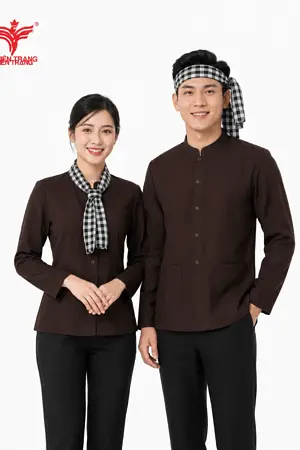 Đồng Phục Áo Bà Ba Phục Vụ Nhà Hàng Việt