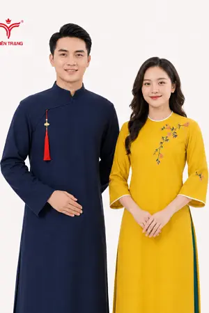 Đồng phục phục vụ áo dài cách tân nhà hàng việt nam