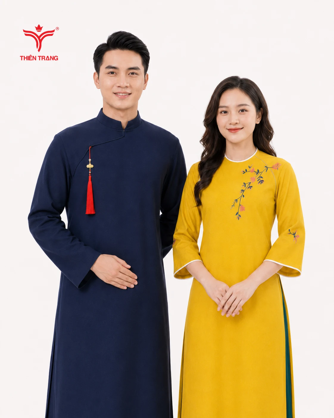 Đồng phục phục vụ áo dài cách tân nhà hàng việt nam