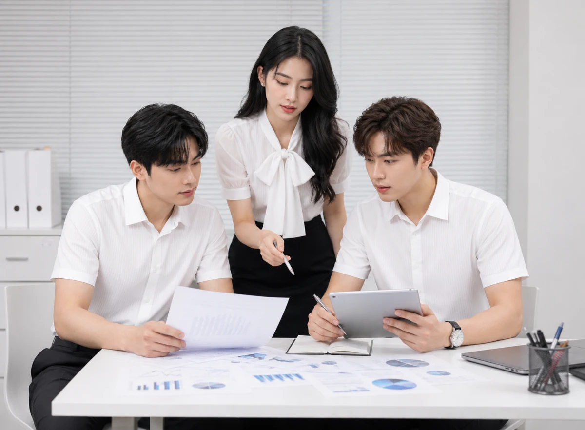 Đồng phục áo sơ mi xếp ly thân trước cao cấp