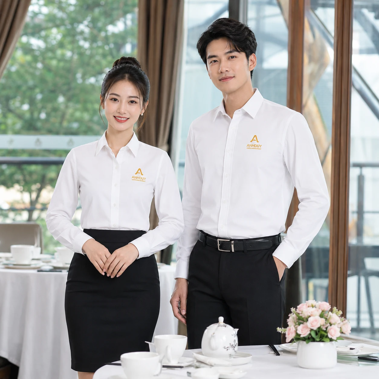 Đồng Phục Quản Lý Nhà Hàng Anfada 21 Đồng Phục Quản Lý Nhà Hàng Anfada