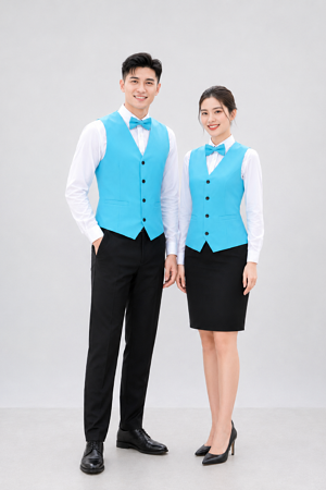 Đồng Phục Phục Vụ gile Nhà Hàng Âu