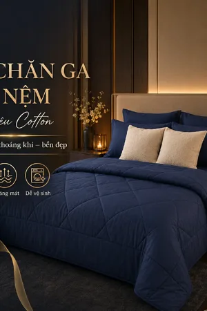Alternative view of Bộ chăn ga gối nệm chất liệu Cotton