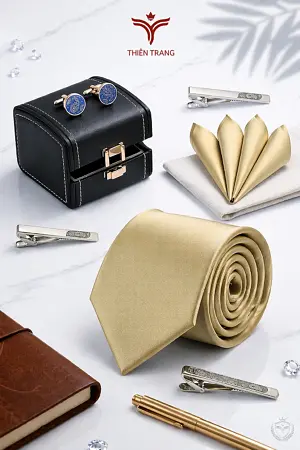 Cà vạt lười cho nữ vải lụa