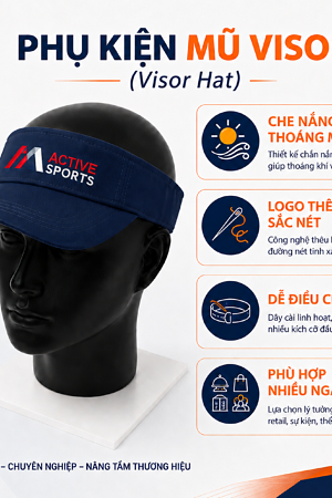 Alternative view of Mũ đồng phục Visor (Visor Hat)