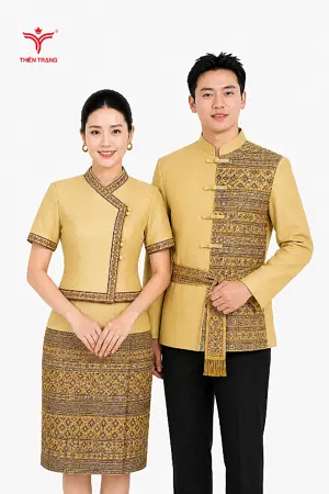 Đồng phục Lễ tân phong cách Thái Lan Hoàng gia