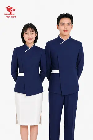 Đồng phục vest lễ tân cách tân Hanbok Hàn quốc