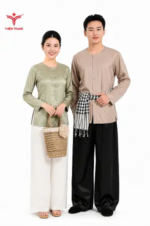 Alternative view of Đồng Phục Nhà Hàng Việt Nam Kiểu Bà Ba Tinh Tế