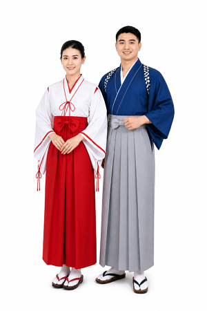 Alternative view of Đồng phục lễ tân Hakama phong cách Nhật Bản